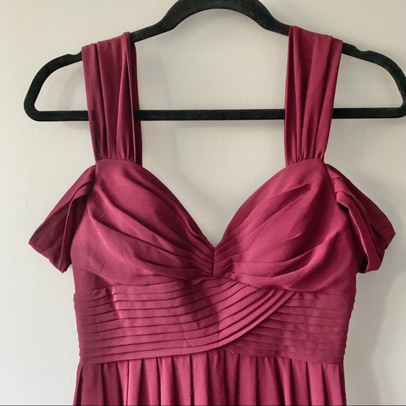 Lulus Make Me Move Burgundy Maxi Dress - Picture 6 of 9